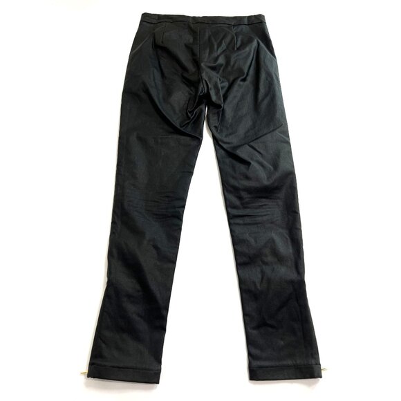 Retrofete Lara Faux Leather Ankle Zip Pants in Black - Picture 4 of 5